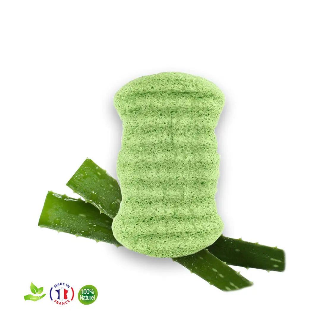 Konjac sponges Aloe vera