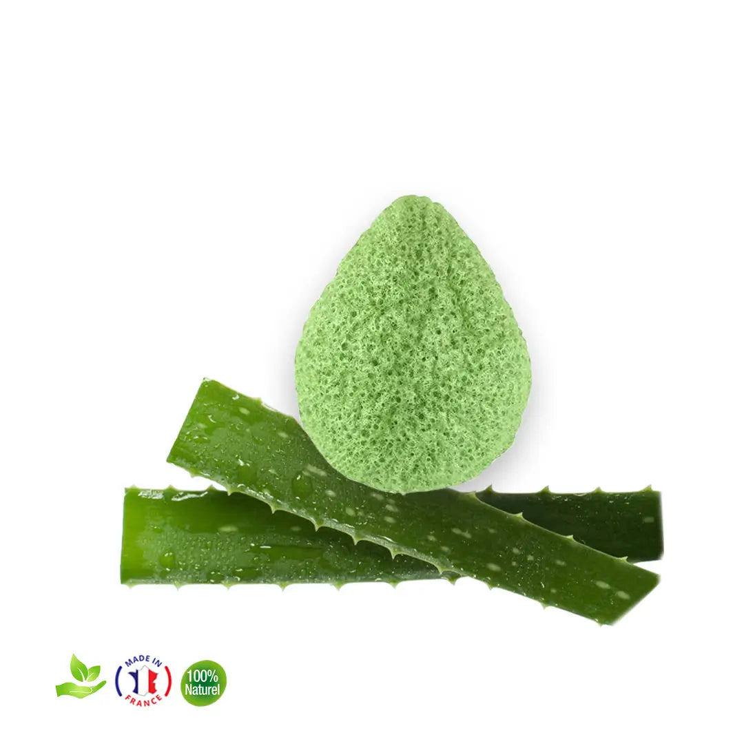 Konjac sponges Aloe vera