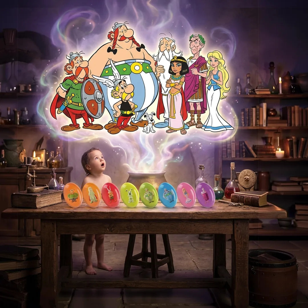 Pack Astérix, les 8 savons avec figurines