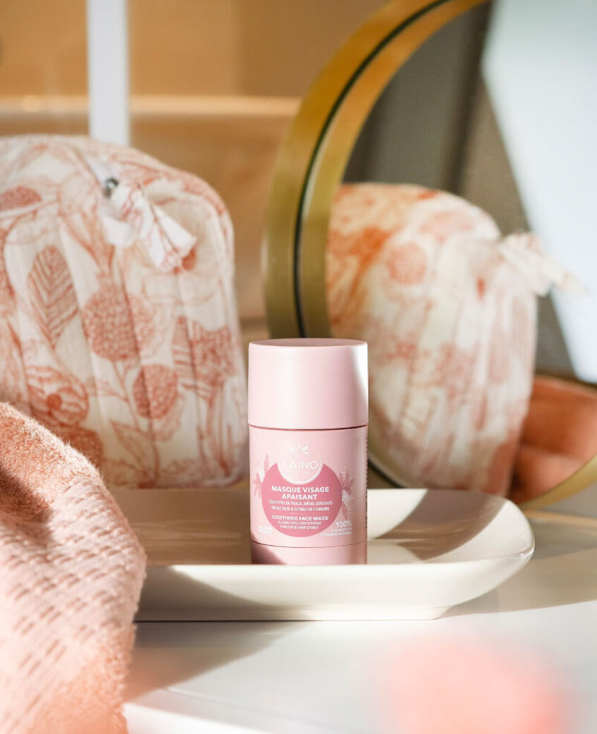 Soothing mask, pink clay