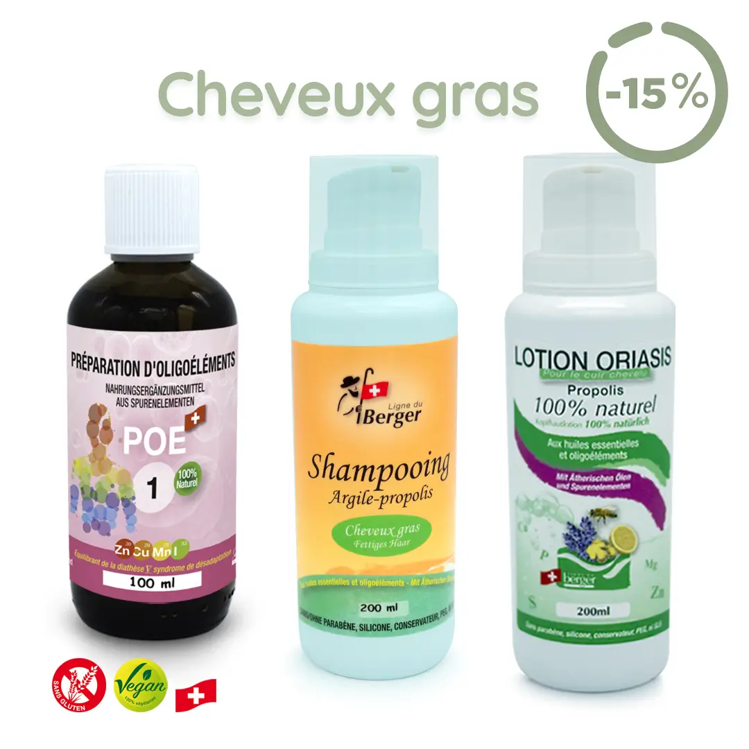 Pack cheveux gras