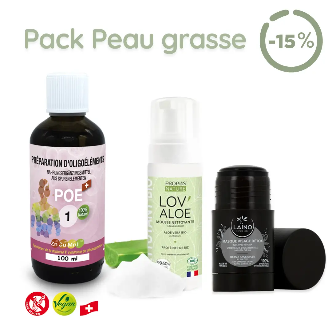Pack peau grasse