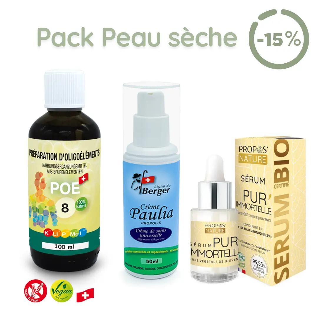 Pack peau sèche