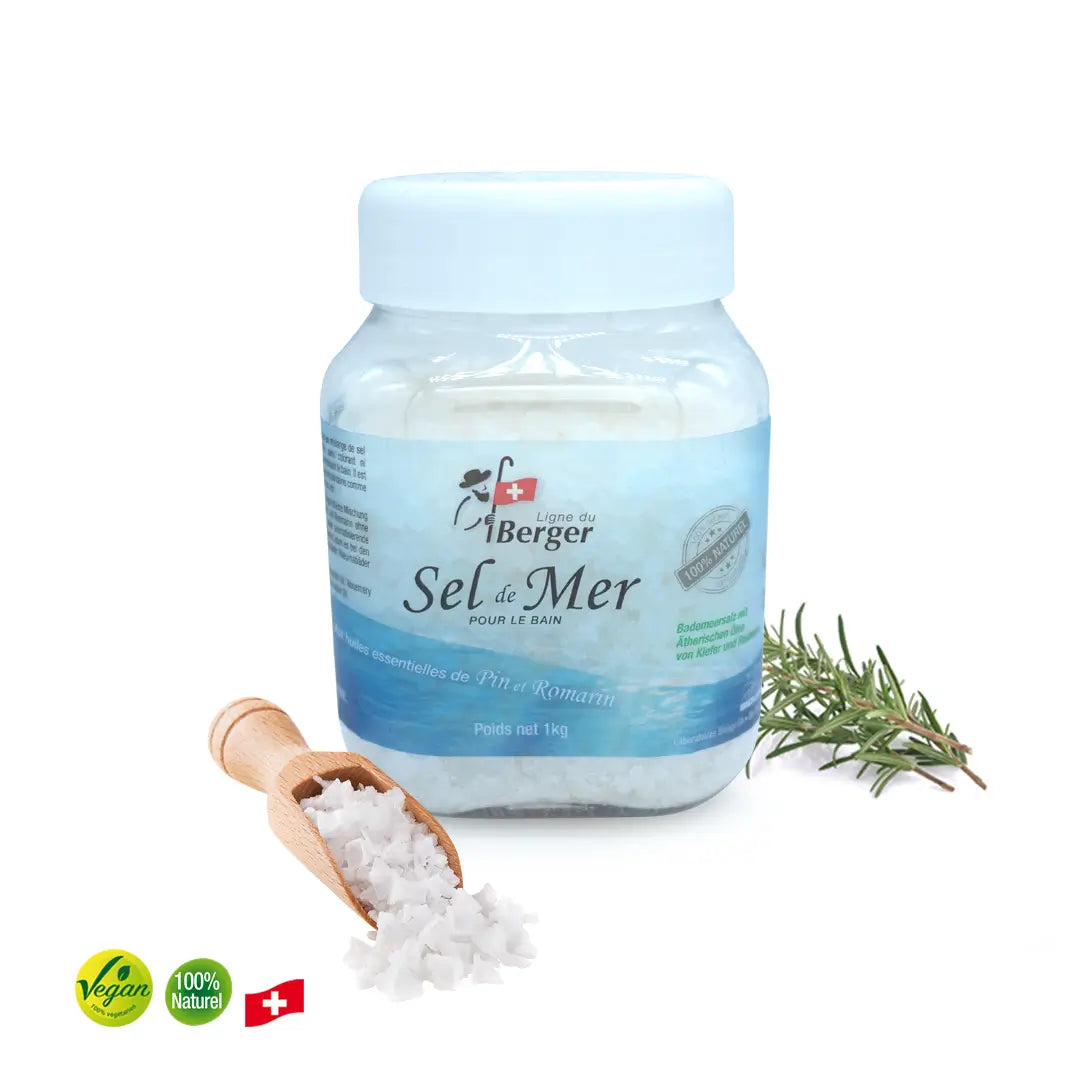 Sea salt with essential oils
