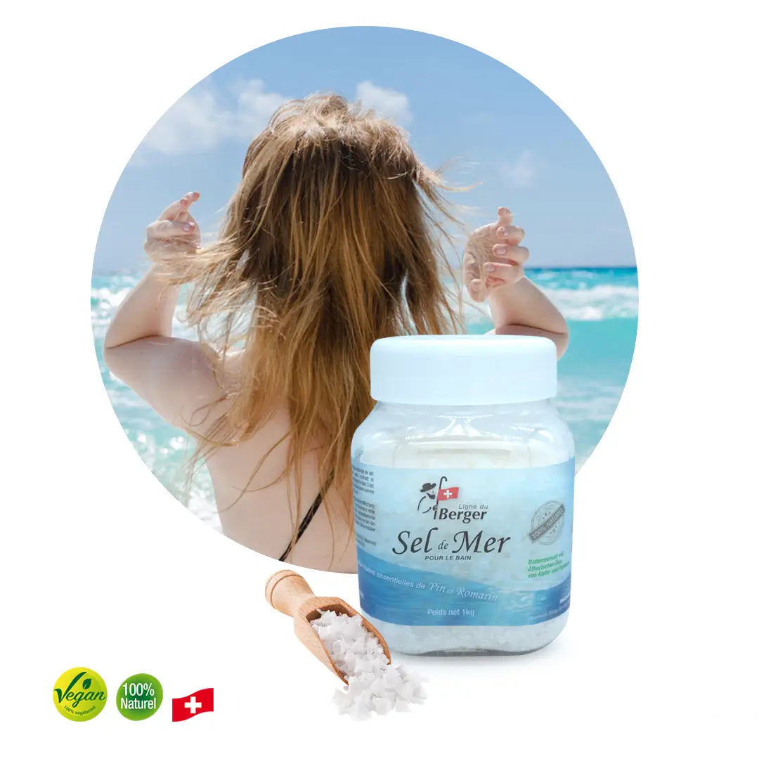 Sea salt with essential oils