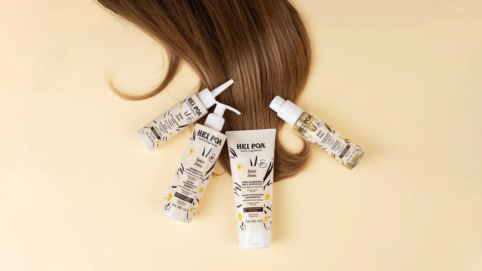 Gamme capillaire détox HeiPoa