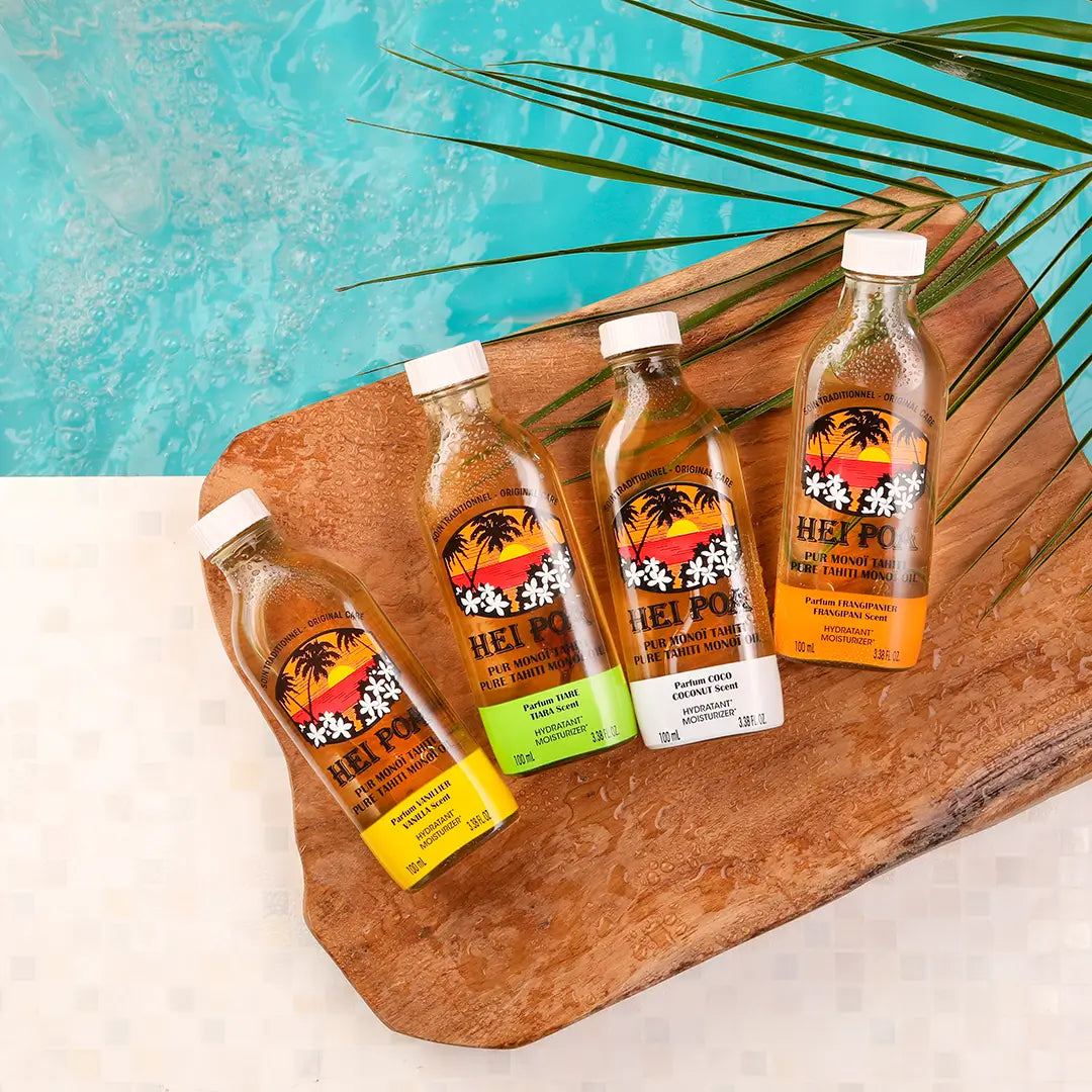 Traditionelle Hei Poa-Pflege