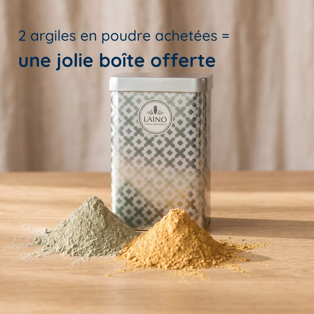Les argiles en poudre ou en masques