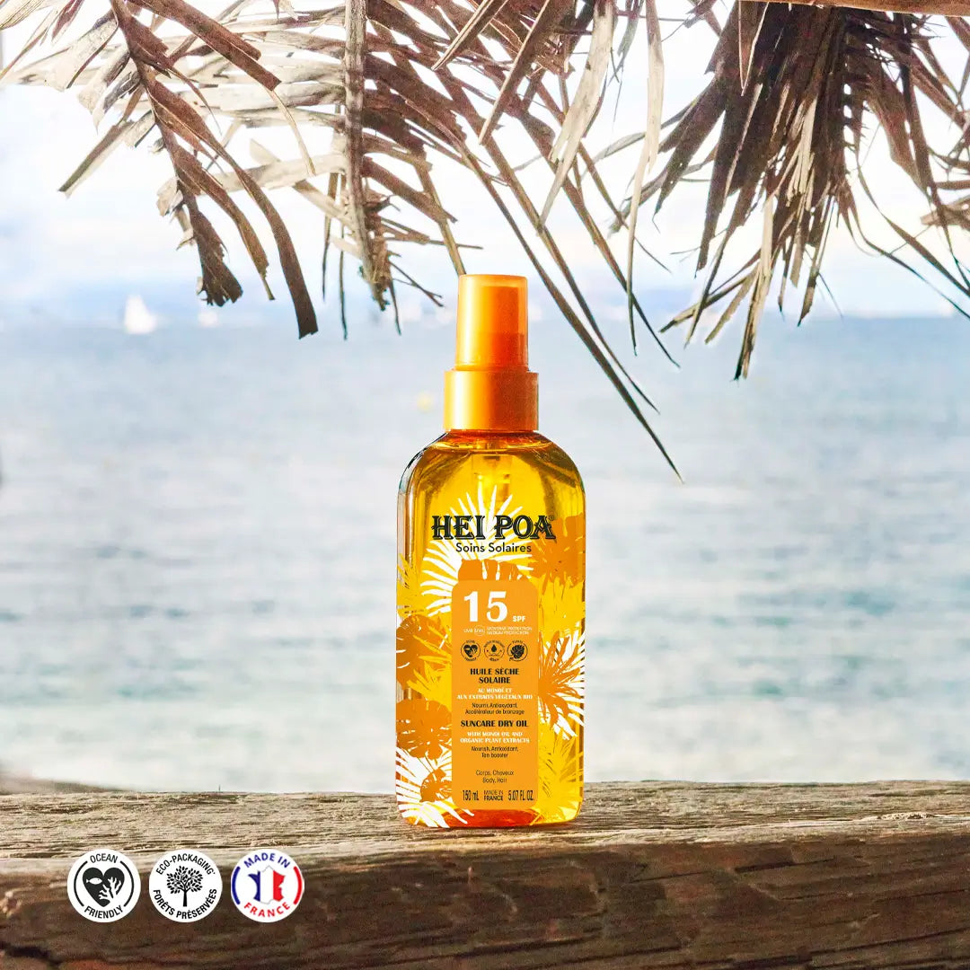 Huile seche SPF 15