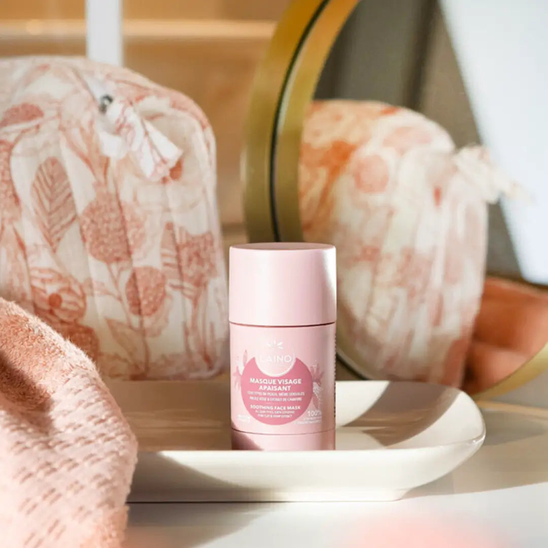 Masque apaisant, argile rose