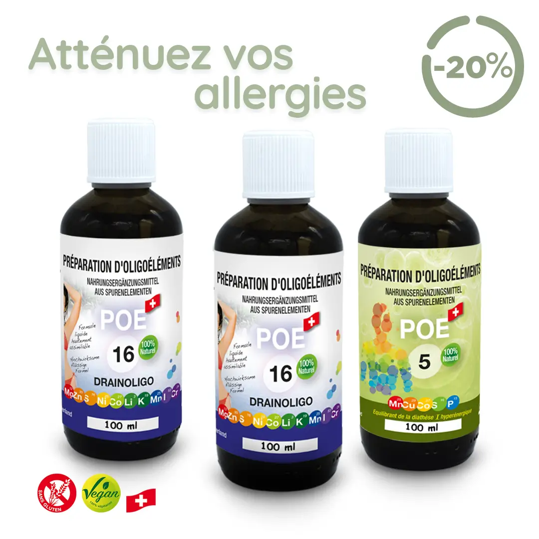 Atténuez vos allergies