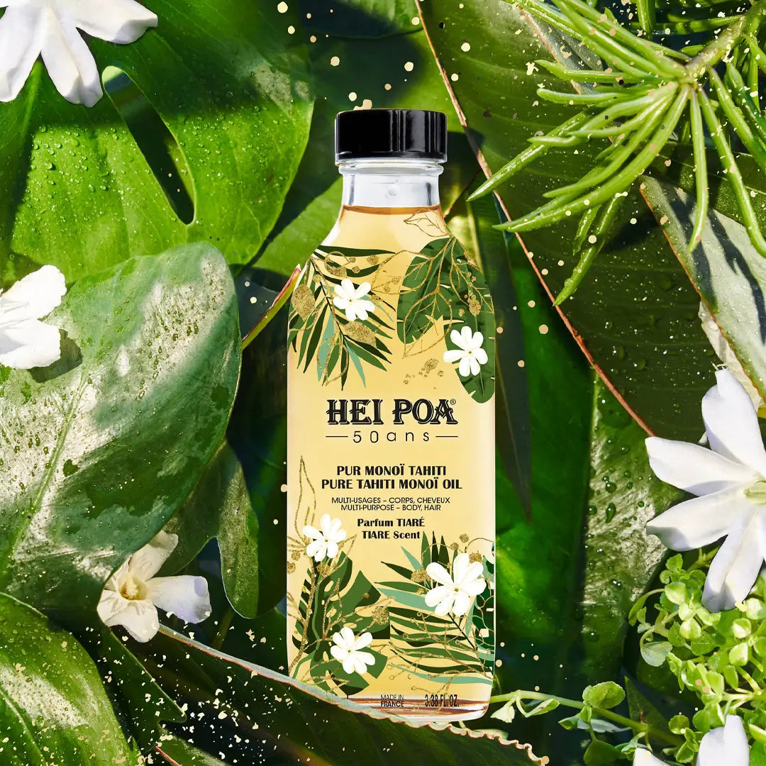 Hei Poa Monoi-Öl Tiaré 96% - Reines Monoi de Tahiti - Körper &amp; Haare