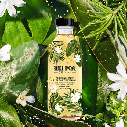 Hei Poa Monoi-Öl Tiaré 96% - Reines Monoi de Tahiti - Körper &amp; Haare
