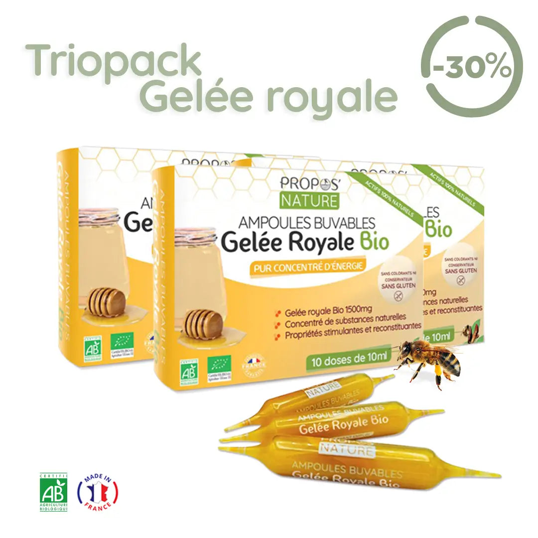 Packs gelée royale Bio