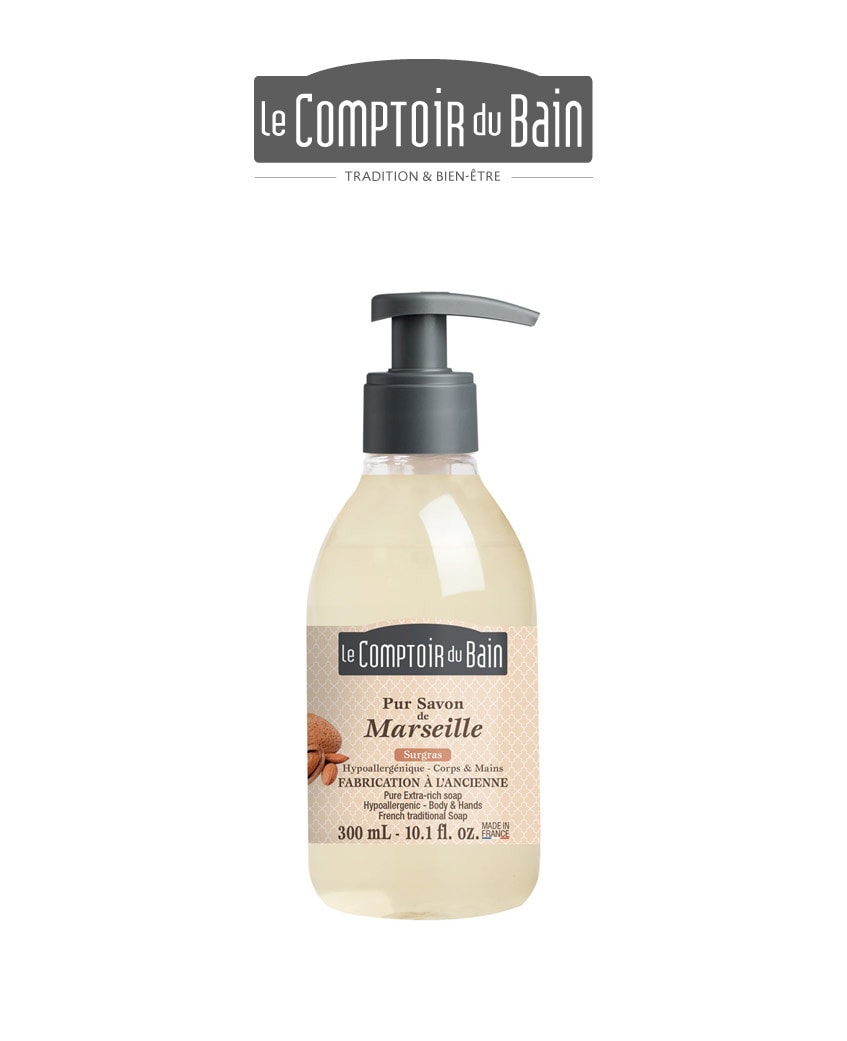 Savon de Marseille Liquide Surgras 300ml Comptoir du Bain Laboratoires Bioligo