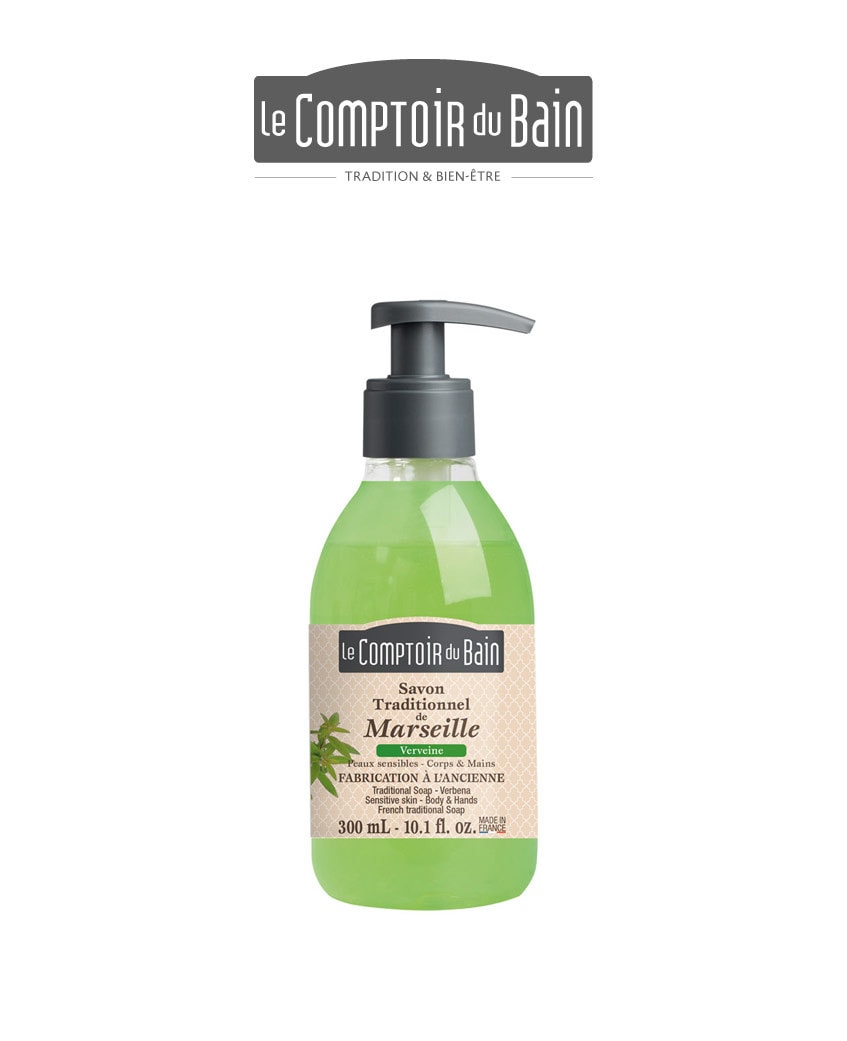 Savon de Marseille Verveine 300ml Comptoir du Bain Laboratoires Bioligo