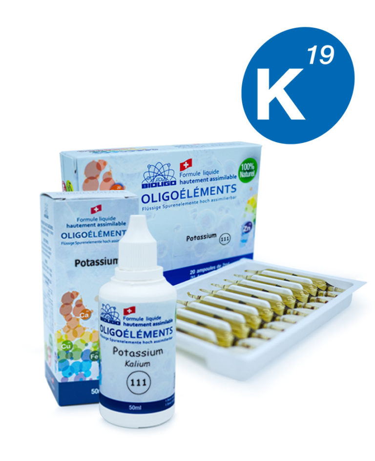 Montage potassium oligoélément unitaire Laboratoires Bioligo